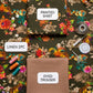 Olive Garden Floral Linen 2PC Suit